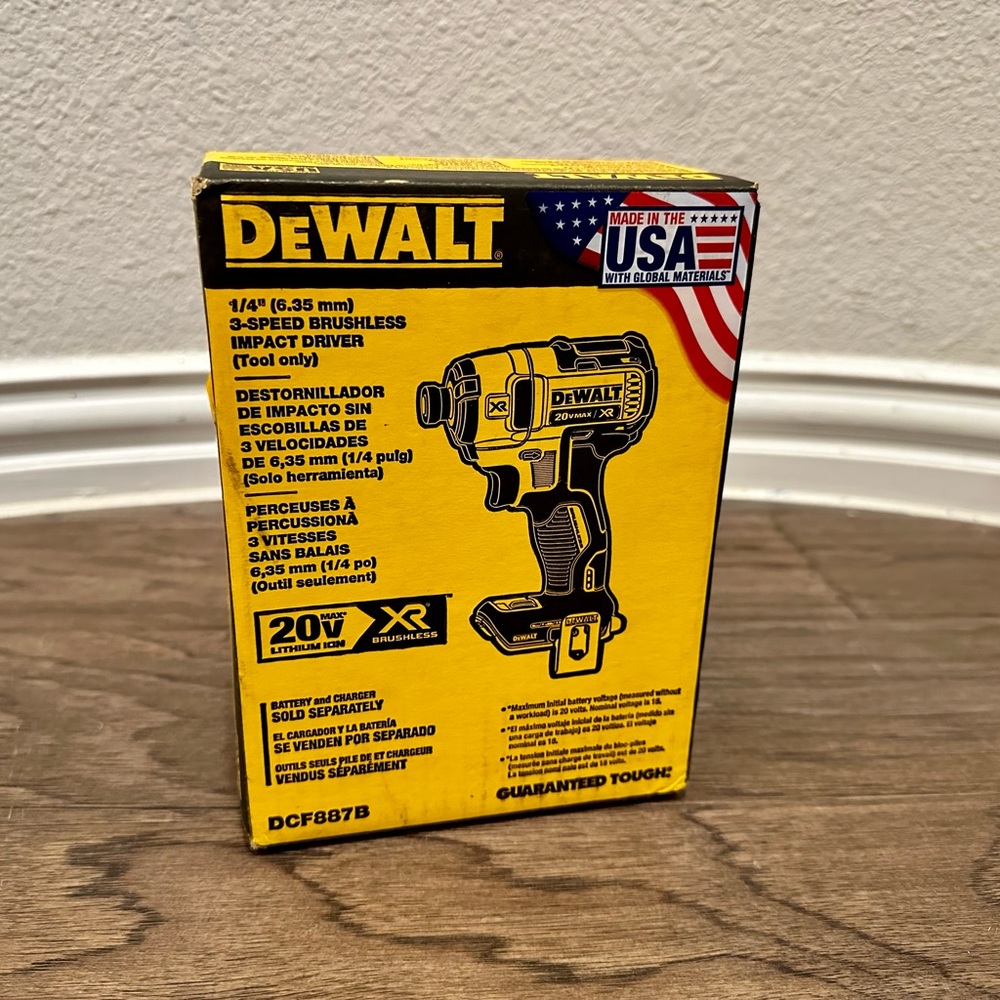 Dewalt Impact Driver 20V - New